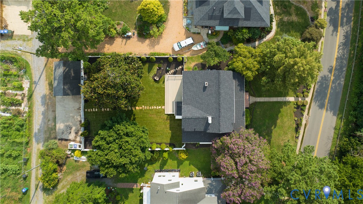 2402 Riverside Drive Richmond, VA 23225 - Photo 50 of 50 an aerial view of a house with a garden