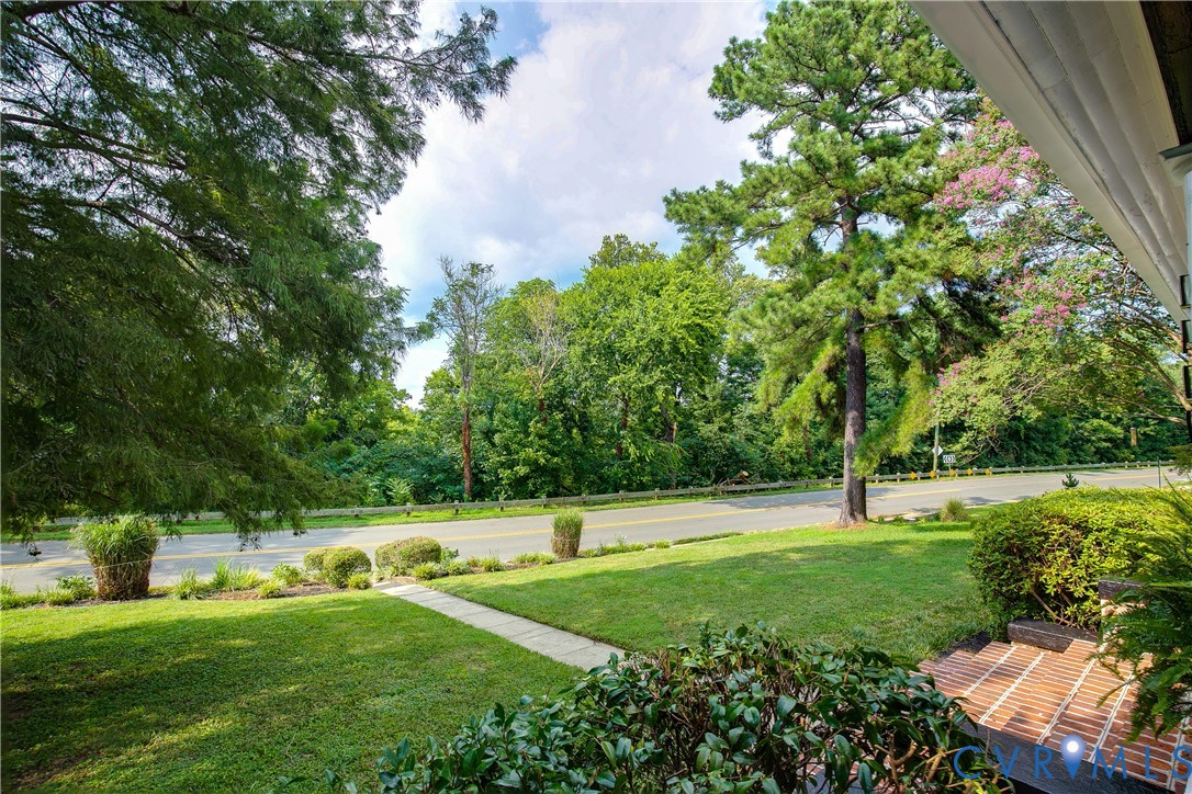 2402 Riverside Drive Richmond, VA 23225 - Photo 7 of 50 a view of yard with grass and trees