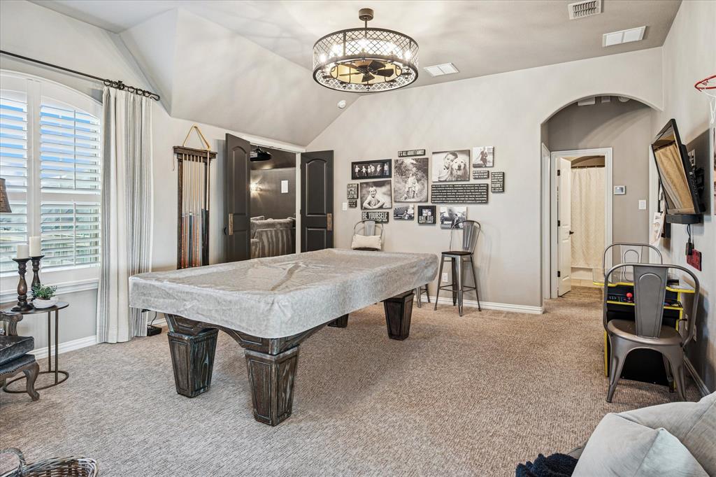 2880 Redfern Drive Trophy Club, TX 76262 - Photo 22 of 40 a room with pool table and windows