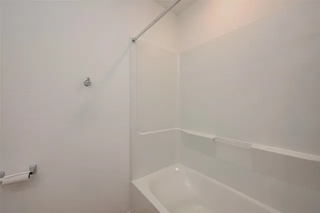 a close up of a bathtub