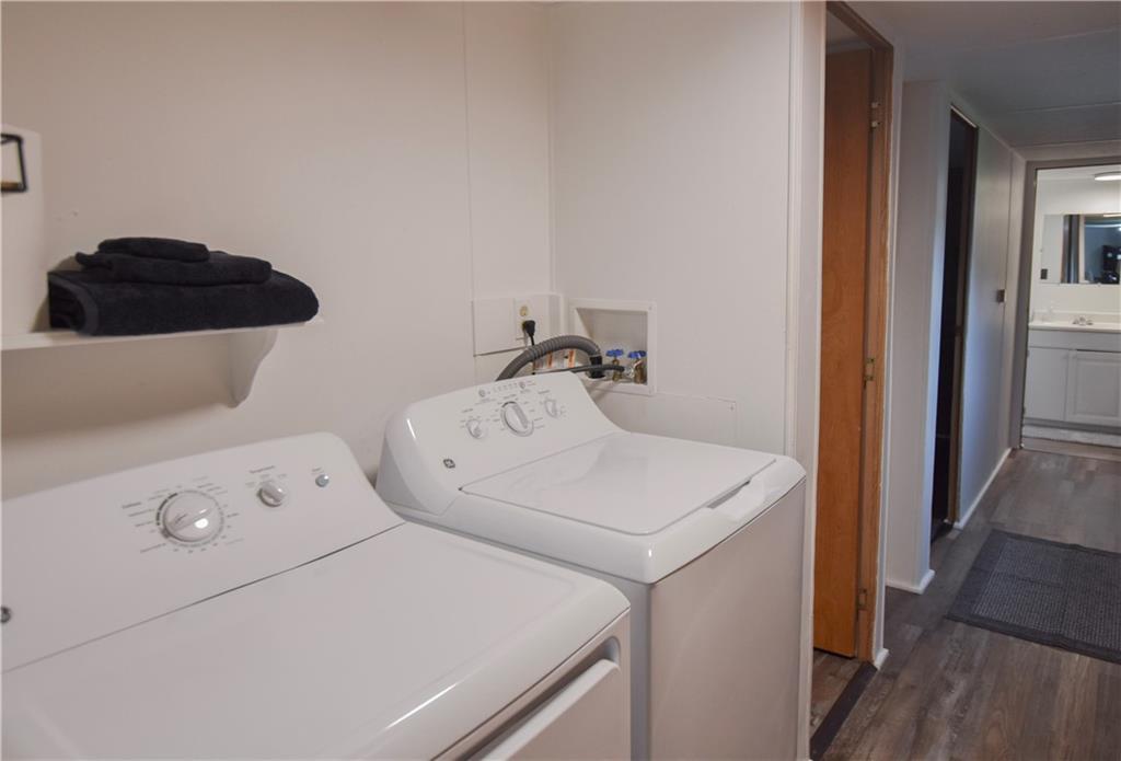 215 Maplecrest Drive Cabot, PA 16023 - Photo 11 of 15 a utility room with dryer and washer