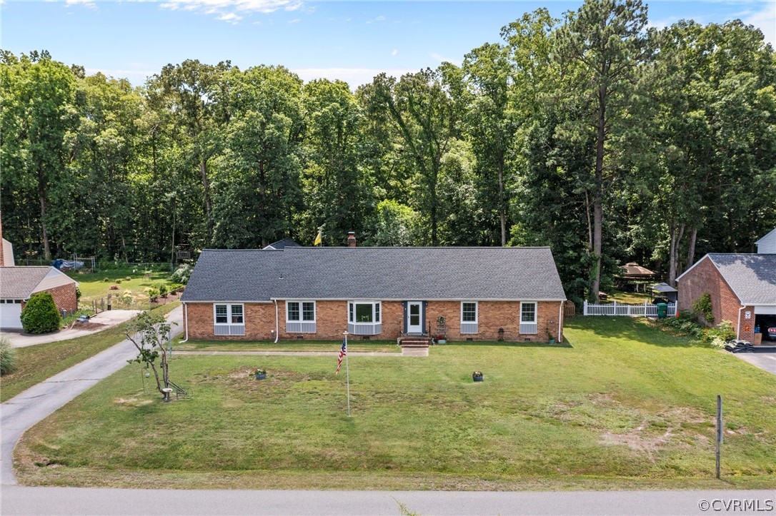 4201 Hidden Valley Road Chester, VA 23831 - Photo 1 of 30 a aerial view of a house with a big yard