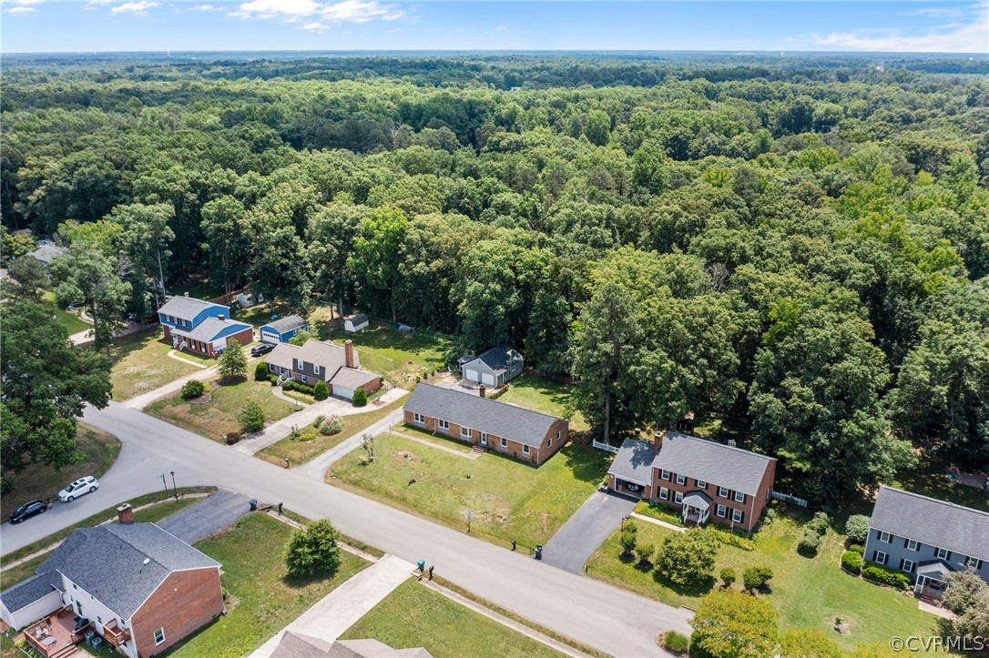 4201 Hidden Valley Road Chester, VA 23831 - Photo 30 of 30 an aerial view of a house with a yard