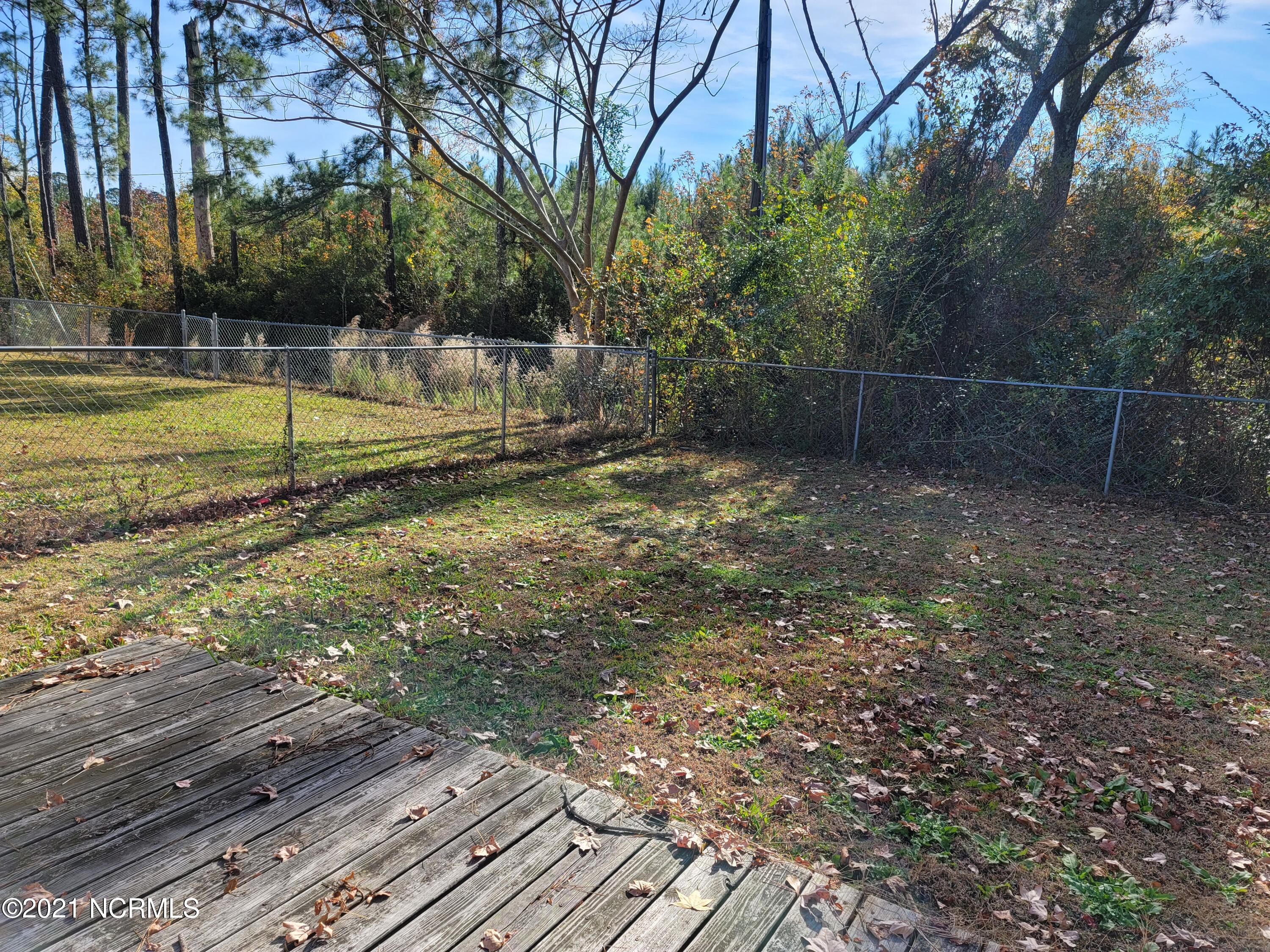 335 Tall Pine Road Havelock, NC 28532 - Photo 28 of 28 Back Yard Left Side