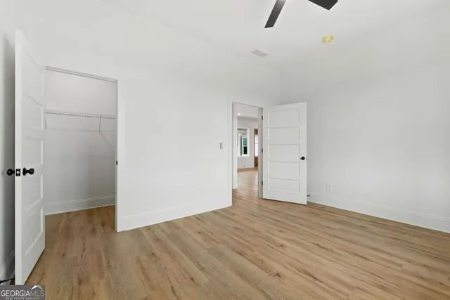 wooden floor in an empty room