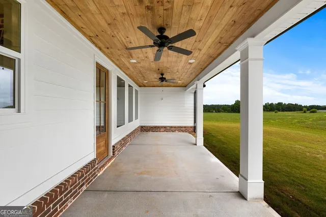 a view of a house with a swimming pool