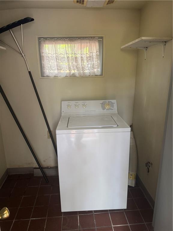 117 Chestnut Ridge Road Acme, PA 15610 - Photo 15 of 36 a utility room with a window dryer and washer