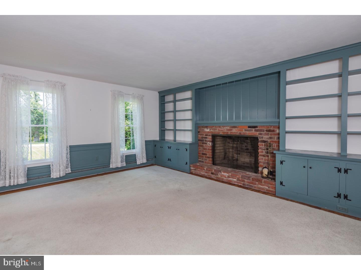 469 Federal City Road Pennington, NJ 08534 - Photo 6 of 25 a view of empty room with a fireplace and window