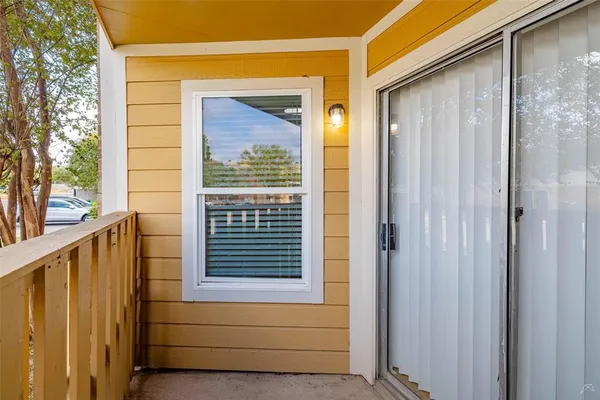 a view of front door