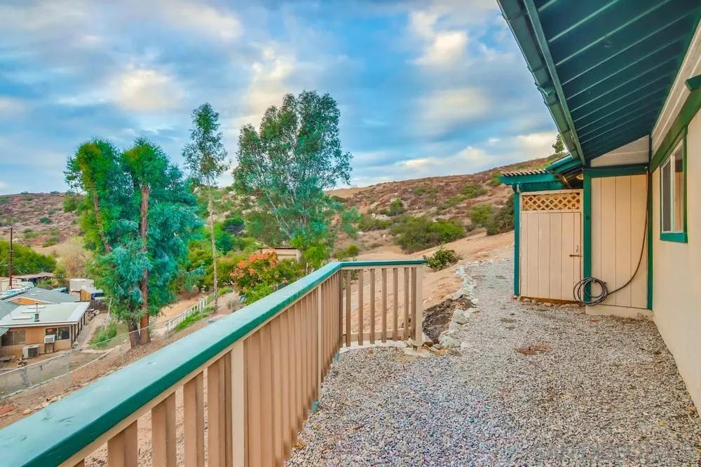 13256 Mapleview Street Lakeside, CA 92040 - Photo 52 of 58 a view of a porch with a small yard