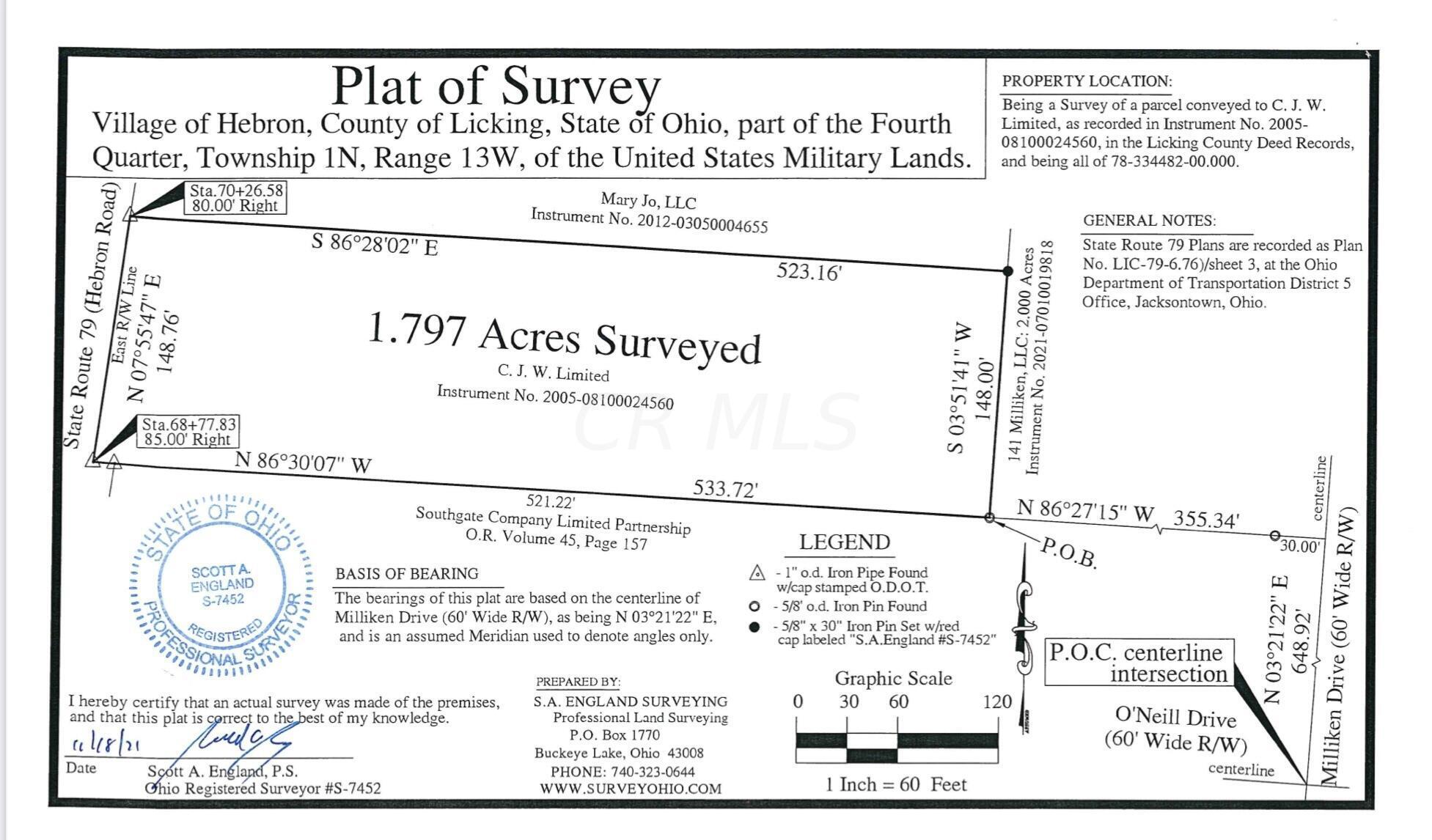 3272 Hebron Road Hebron, OH 43025 - Photo 2 of 6 3272 Hebron Rd Survey