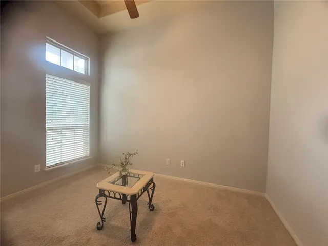 a room with furniture and windows