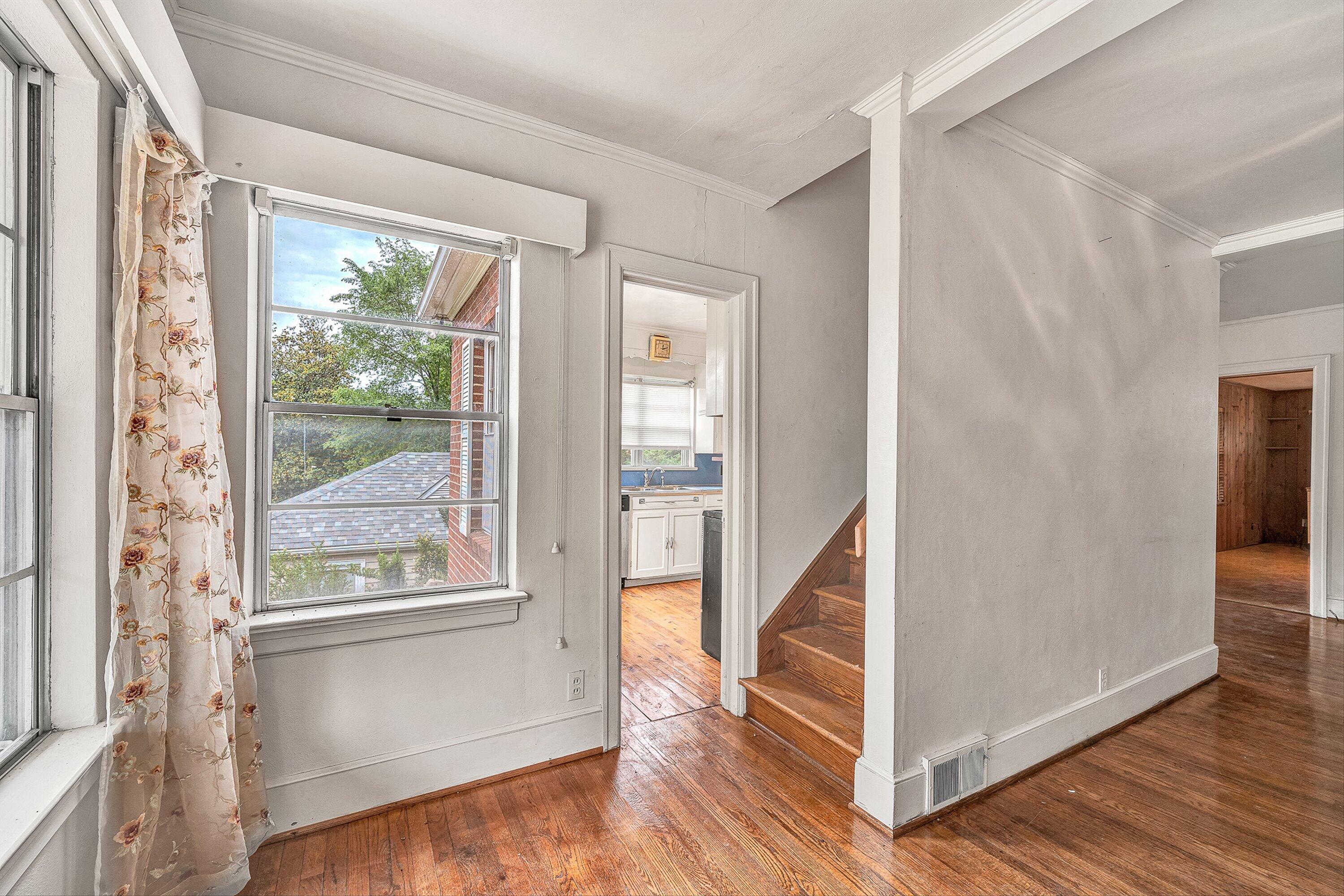 1917 Langdon Road Southwest Roanoke, VA 24015 - Photo 13 of 42 a view of an entryway with wooden floor and door