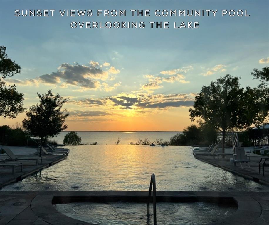 8116 Tramore The Colony, TX 75056 - Photo 28 of 36 Sunset from Community Pool Over the Lake
