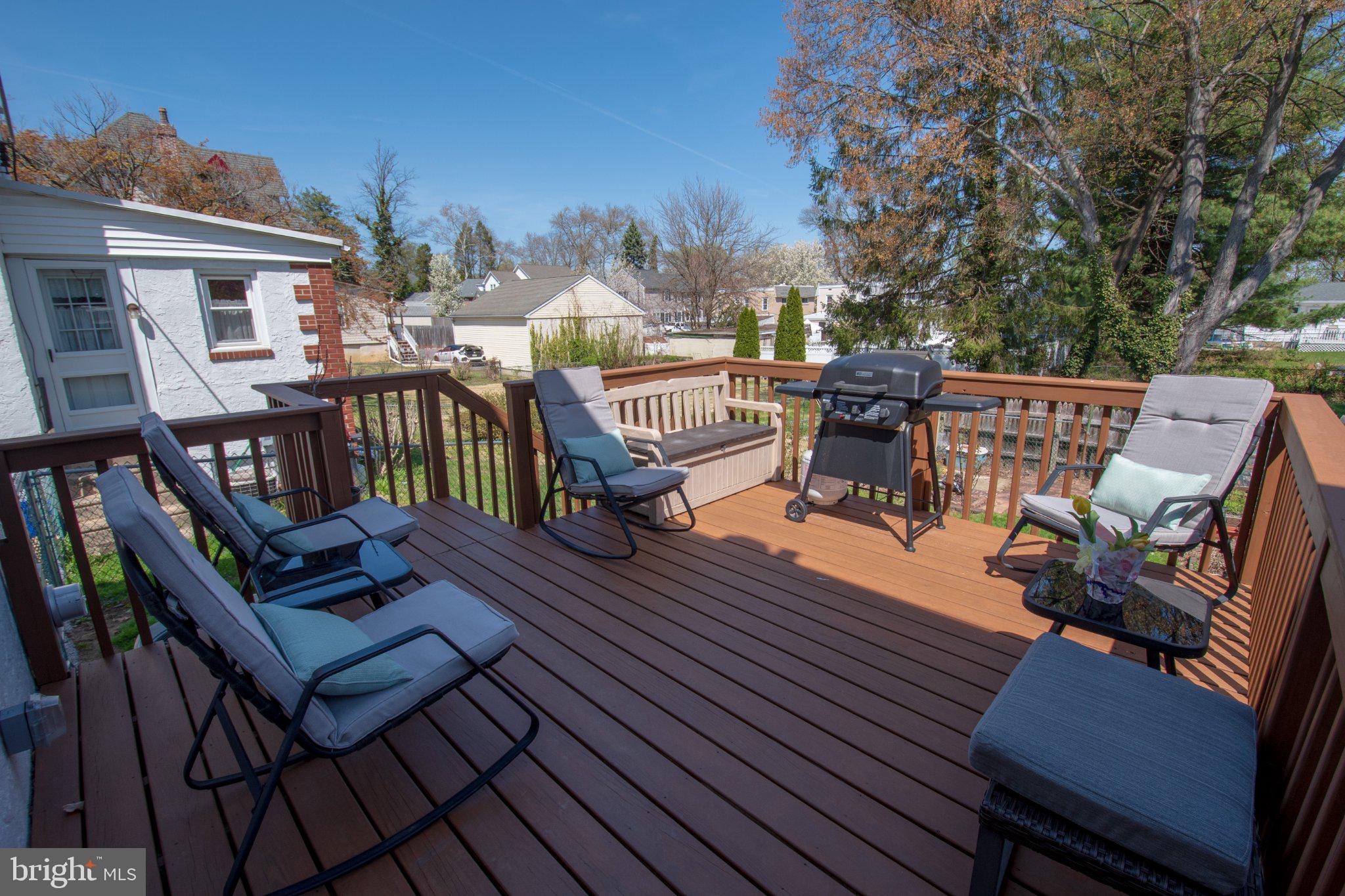 111 West Ridley Avenue Norwood, PA 19074 - Photo 12 of 34 Sunny deck perfect for gatherings.