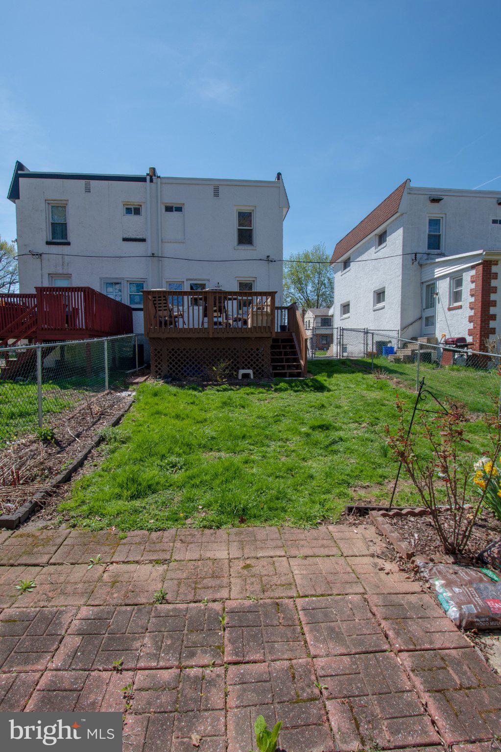 111 West Ridley Avenue Norwood, PA 19074 - Photo 17 of 34 Spacious backyard with sunny deck.