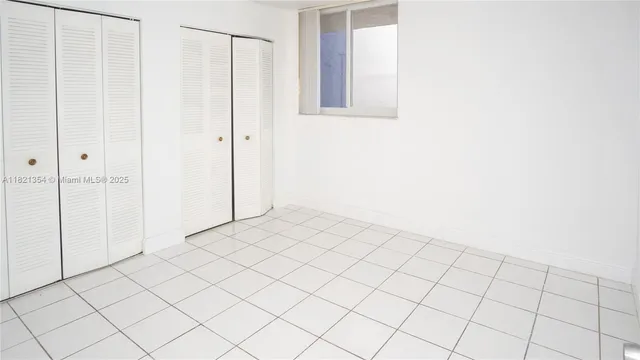 a view of a closet area