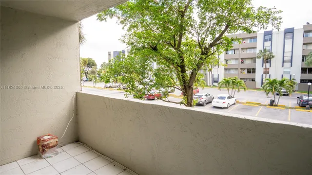 a view of balcony with a outdoor space