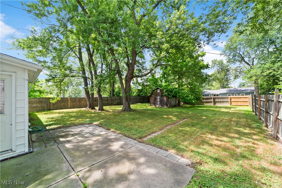 4920 Marigold Road Mentor, OH 44060 - Photo 29 of 34 Gorgeous and large fence-in yard with storage shed !