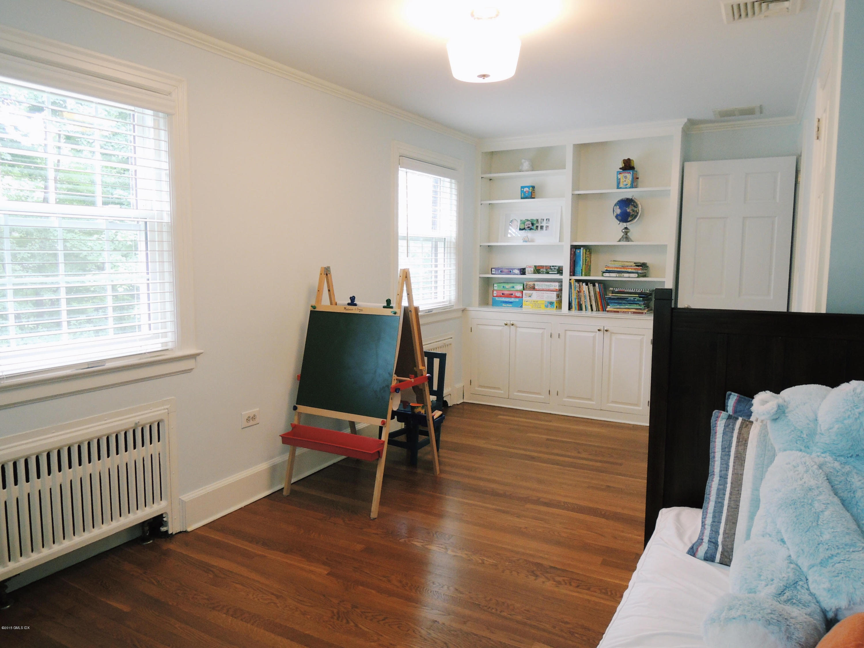 2 Cat Rock Road Cos Cob, CT 06807 - Photo 27 of 42 a view of a workspace with wooden floor and a window