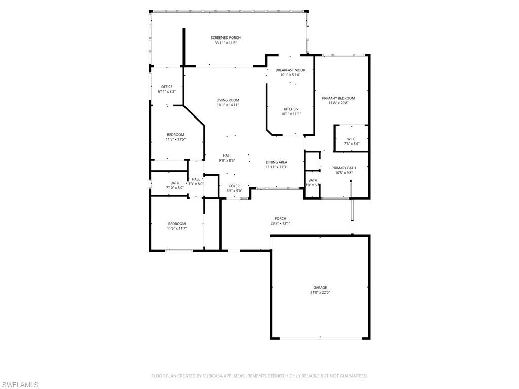 796 Reef Point Circle Naples, FL 34108 - Photo 37 of 37 a picture of floor plan