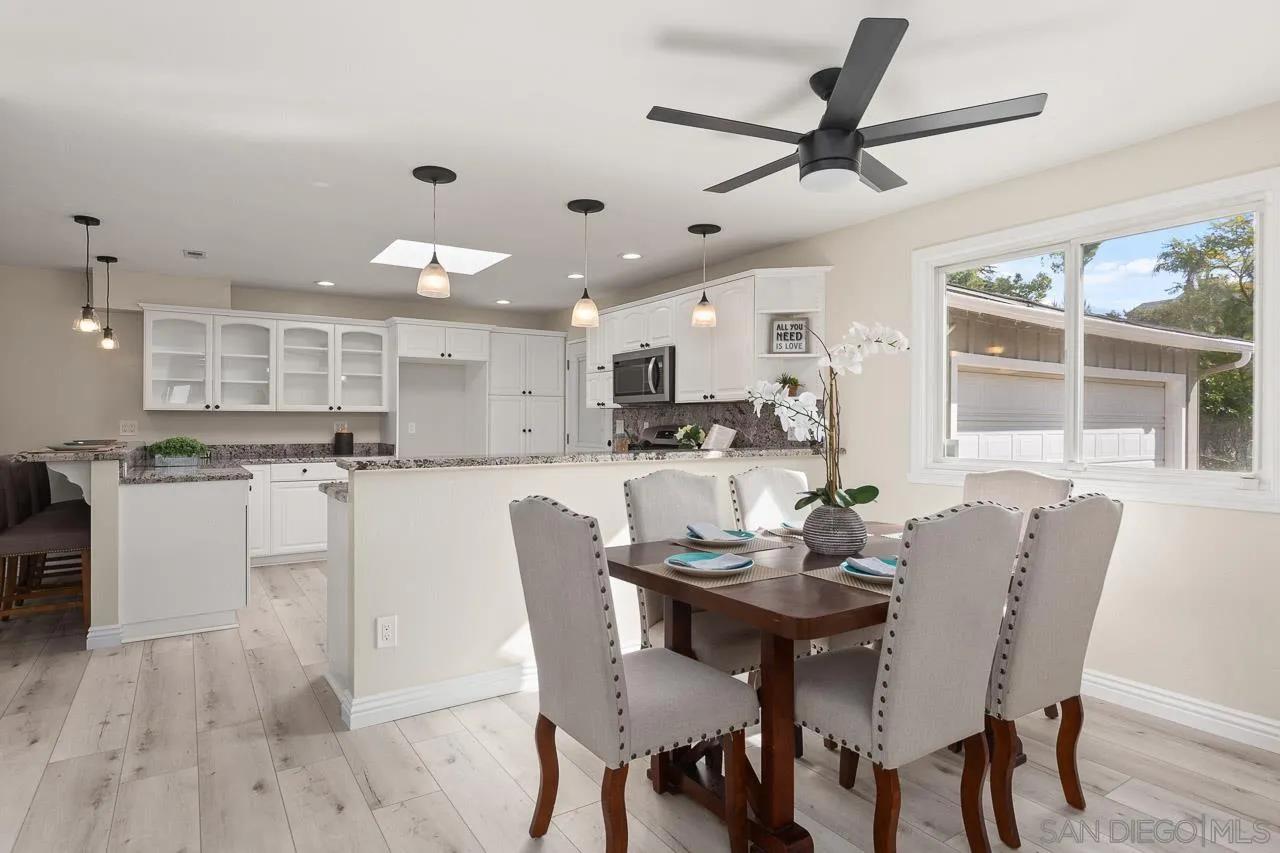 2922 Olive View Road Alpine, CA 91901 - Photo 7 of 34 a view of a dining room with furniture and a kitchen view