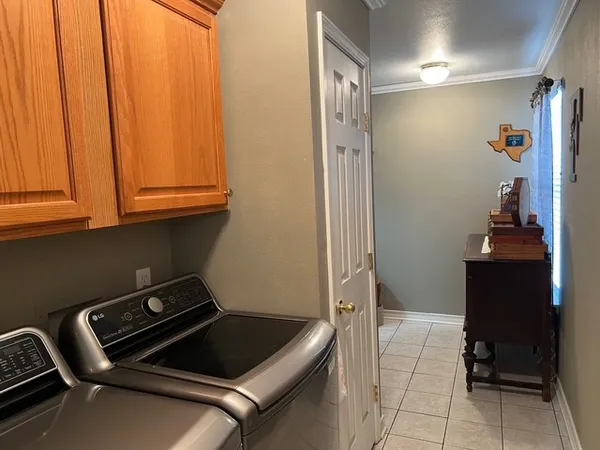 a room with storage and utility