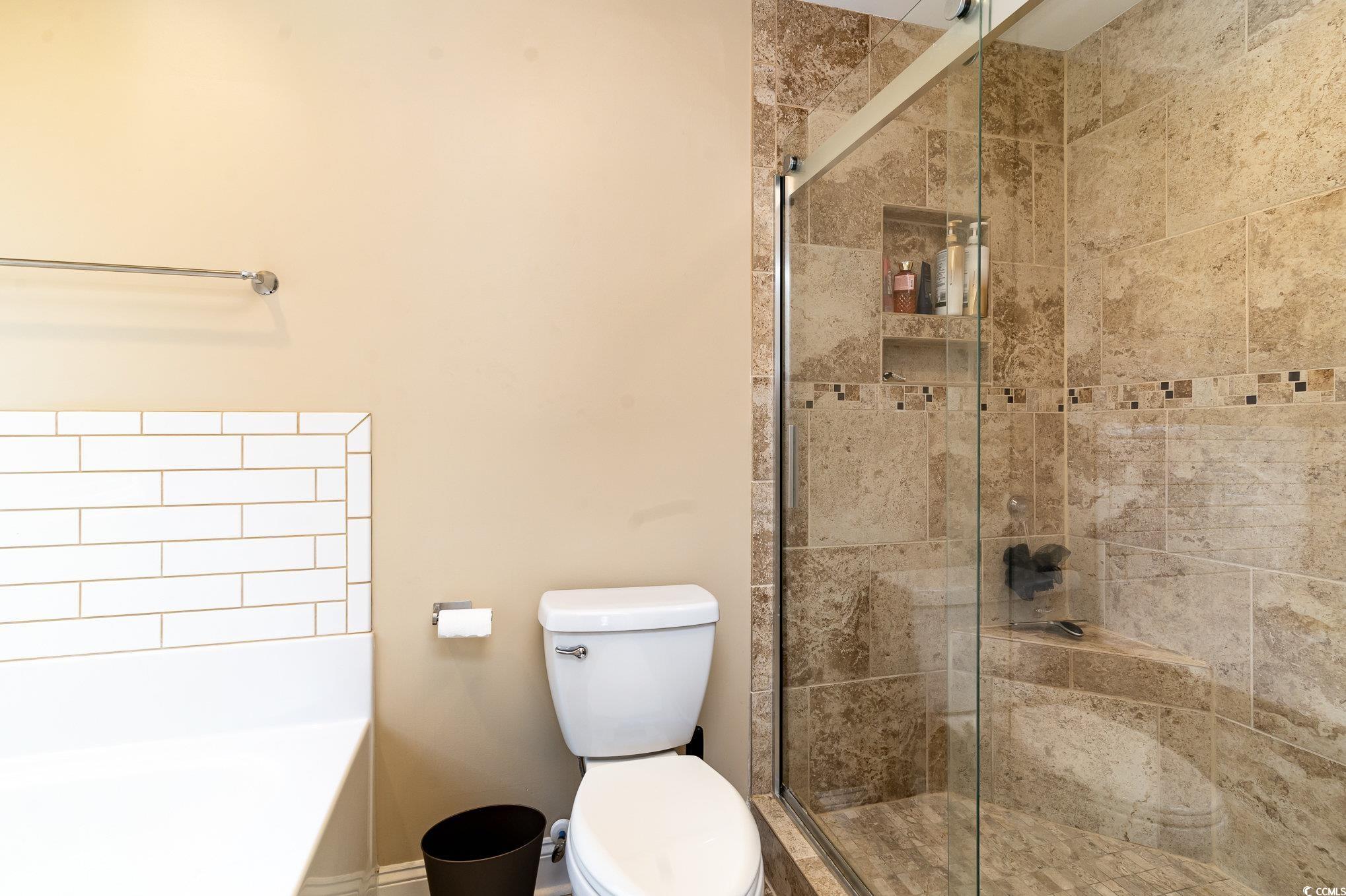 625 Seth Lane Longs, SC 29568 - Photo 15 of 34 Bathroom with toilet and walk in shower