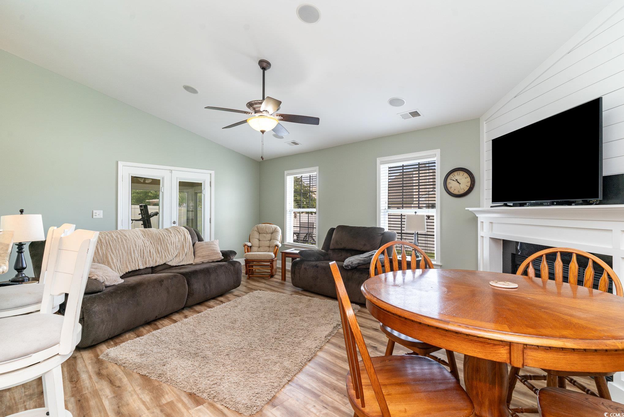 625 Seth Lane Longs, SC 29568 - Photo 7 of 34 Dining area with french doors, light wood-type flo