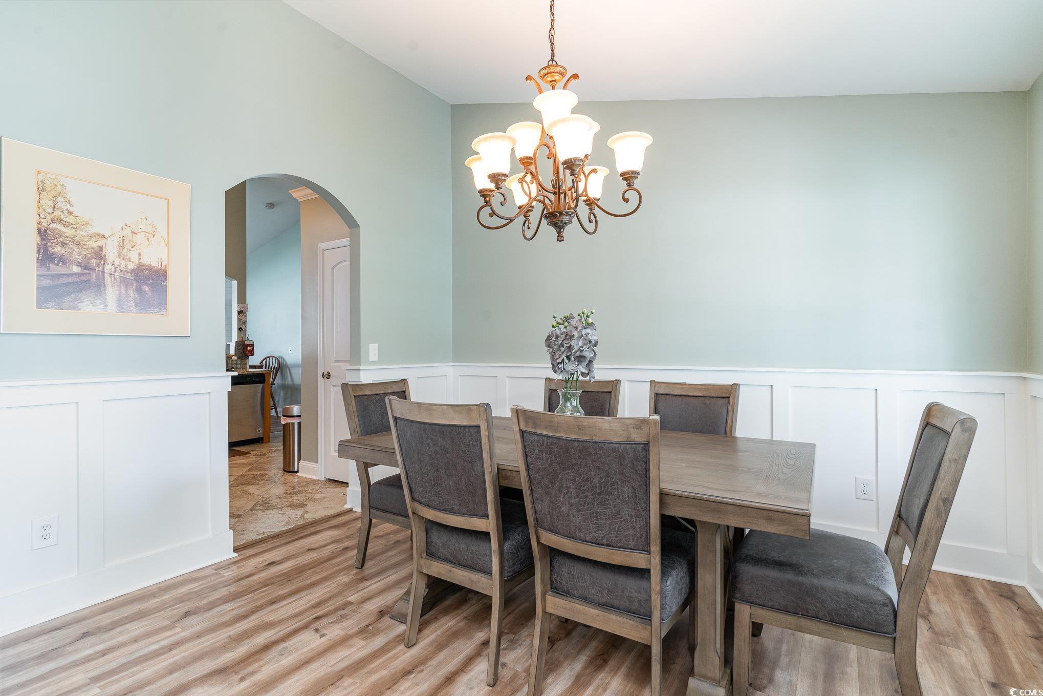 625 Seth Lane Longs, SC 29568 - Photo 10 of 34 Dining space featuring light hardwood / wood-style