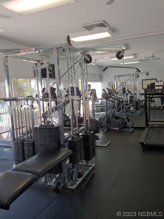 502 Topside Circle Edgewater, FL 32141 - Photo 28 of 28 a view of a room with gym equipment