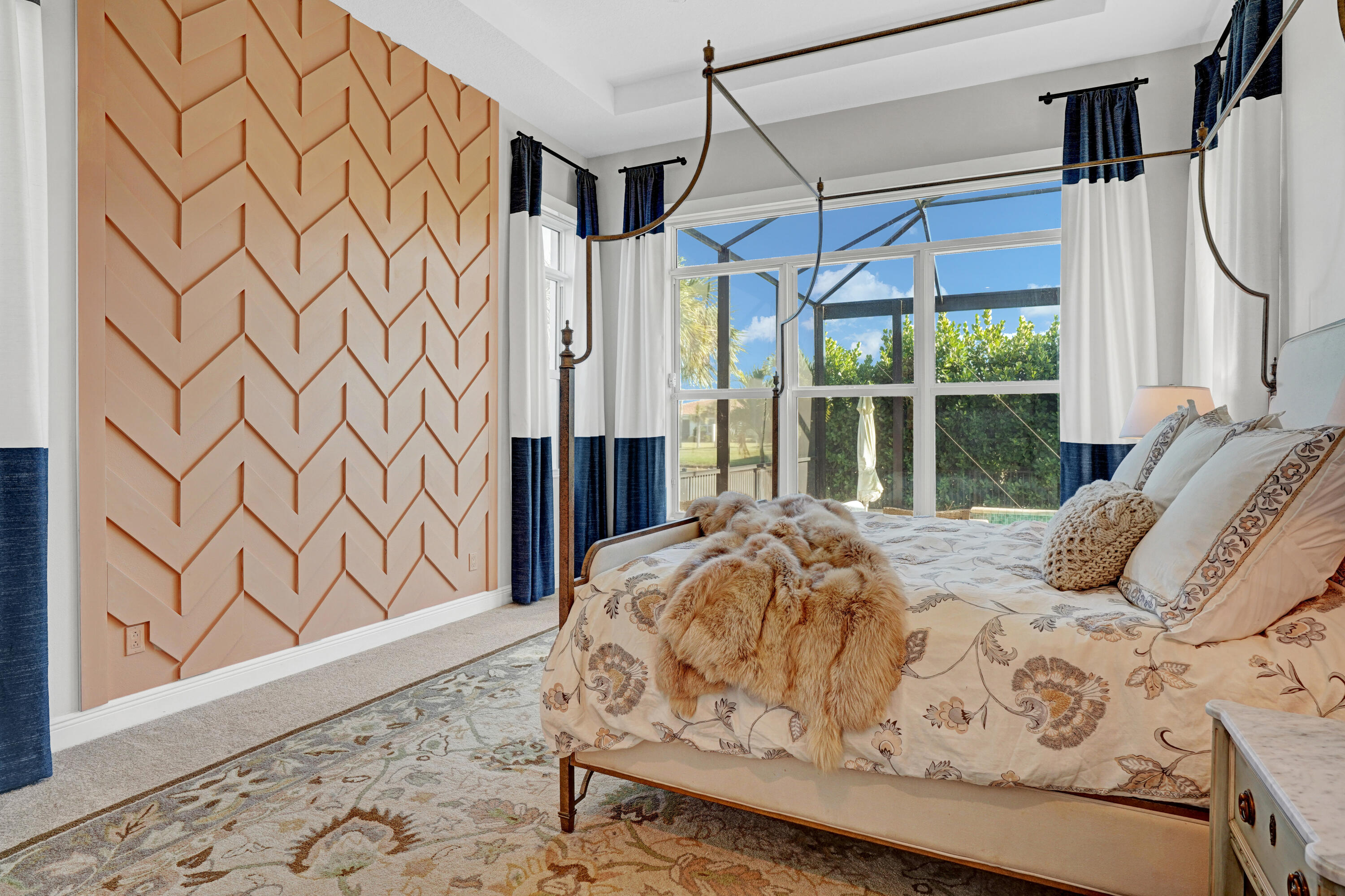 23005 Southwest Accesi Way Port St. Lucie, FL 34986 - Photo 28 of 80 a bedroom with a bed and a window with the outer view