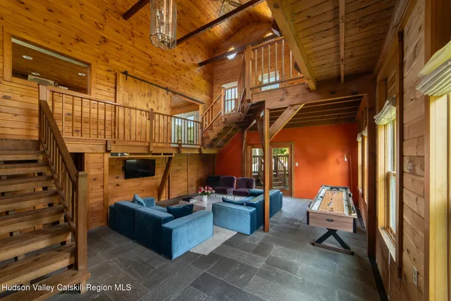 a view of living room with patio