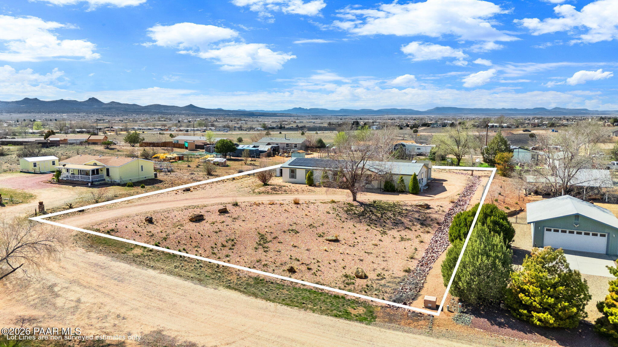 24680 North St Louis Street Paulden, AZ 86334 - Photo 3 of 33 a view of a terrace with a television