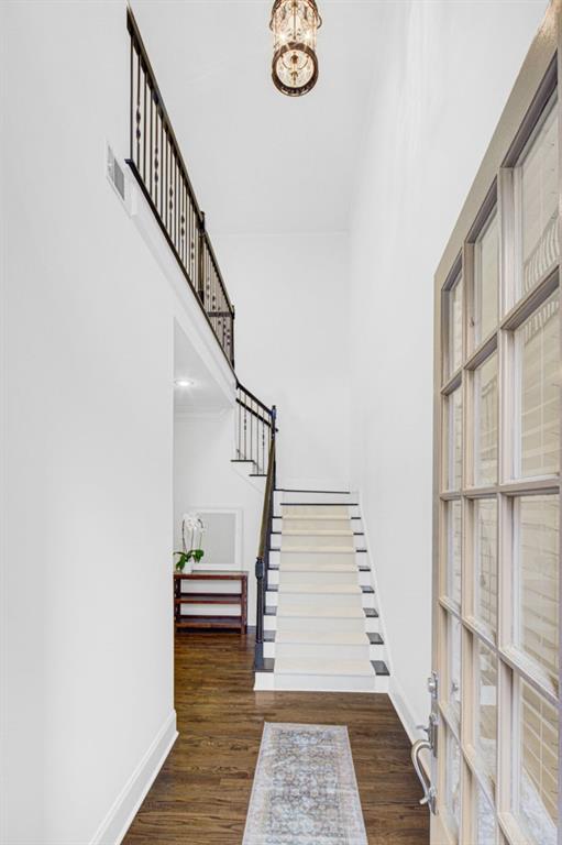 4428 Wilkerson Manor Drive, Unit 6 Smyrna, GA 30080 - Photo 4 of 27 a view of entryway and hall with wooden floor