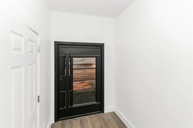 a view of front door