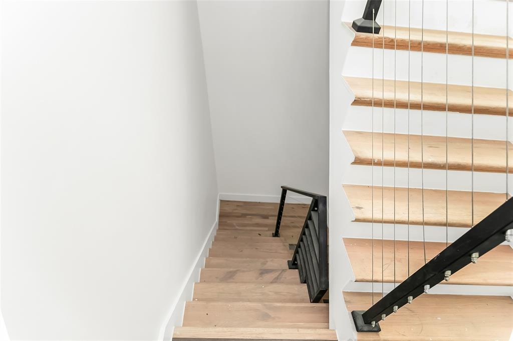 1101 Poindexter Street, Unit A2 Fort Worth, TX 76102 - Photo 5 of 40 a view of a staircase