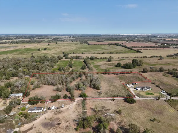 an aerial view of a beach