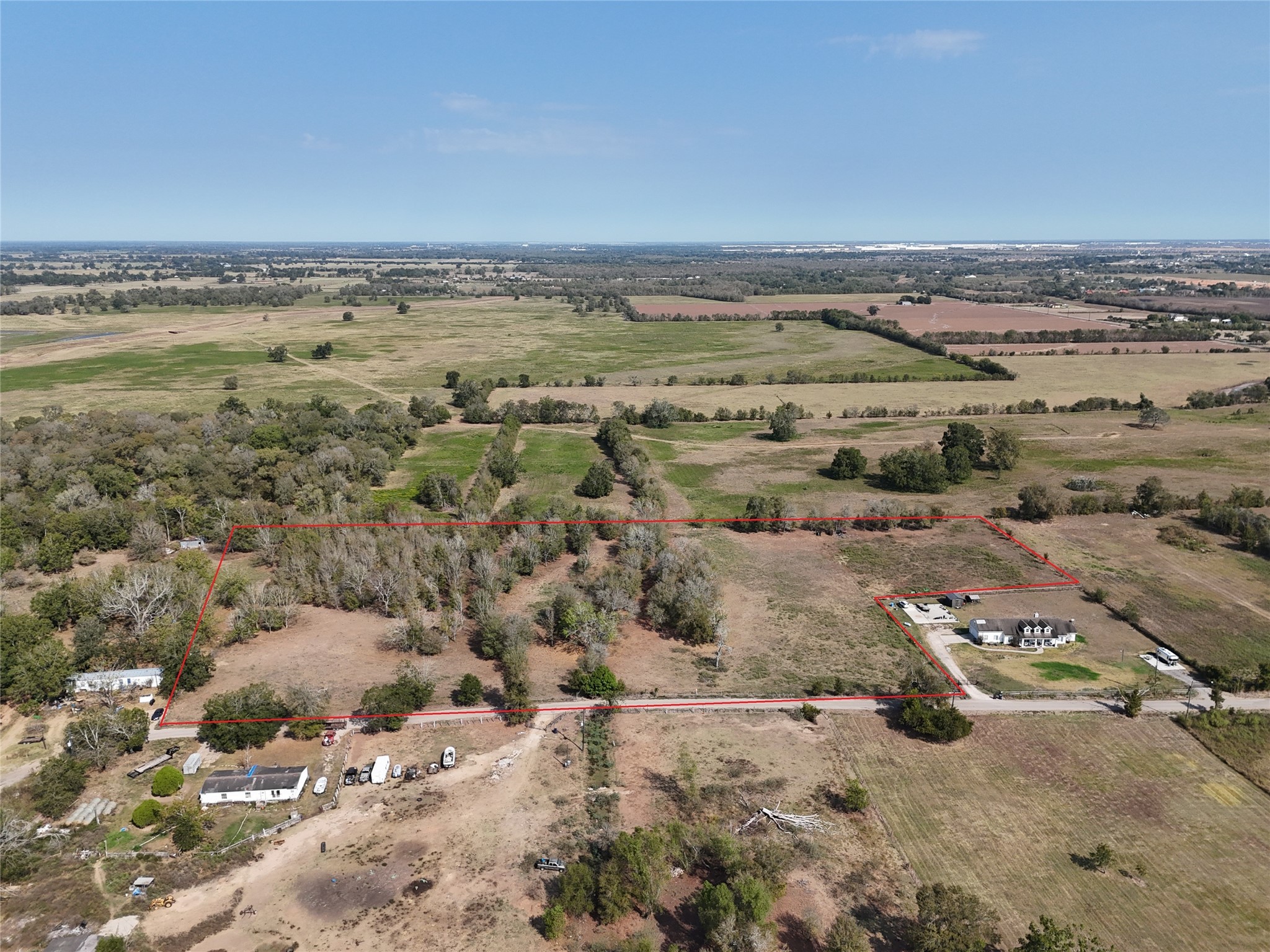 an aerial view of a beach