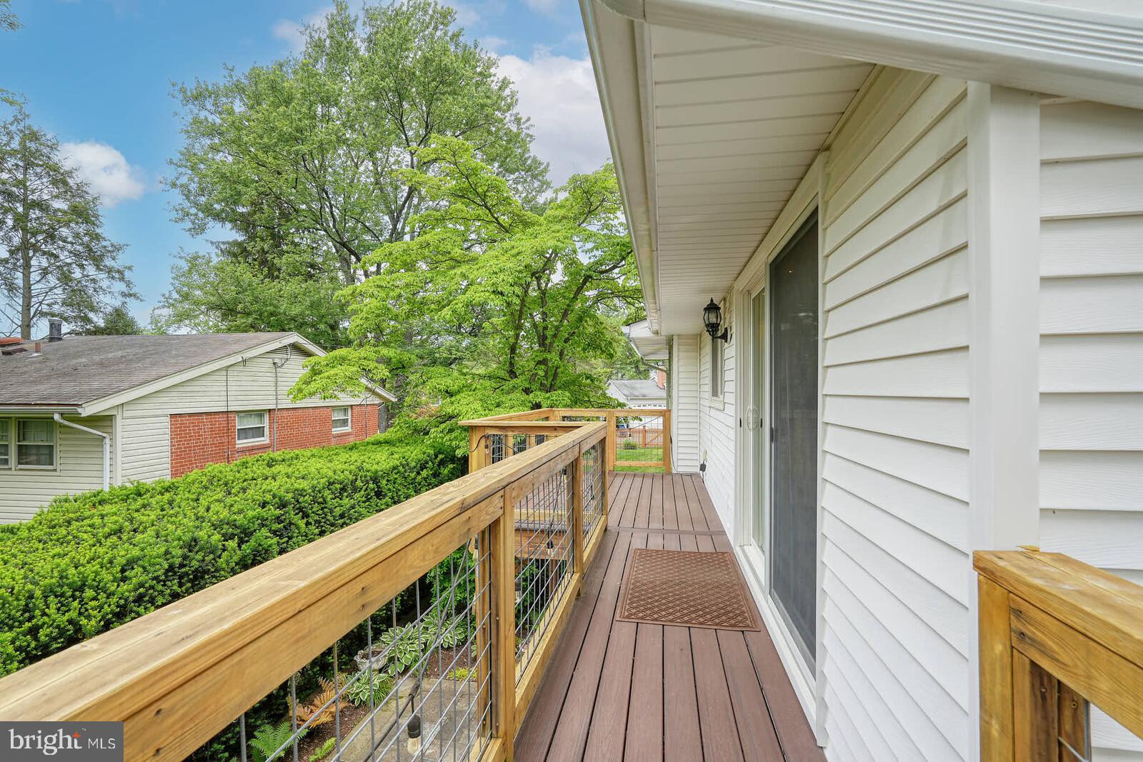6511 Engel Drive McLean, VA 22101 - Photo 15 of 56 a view of balcony and yard
