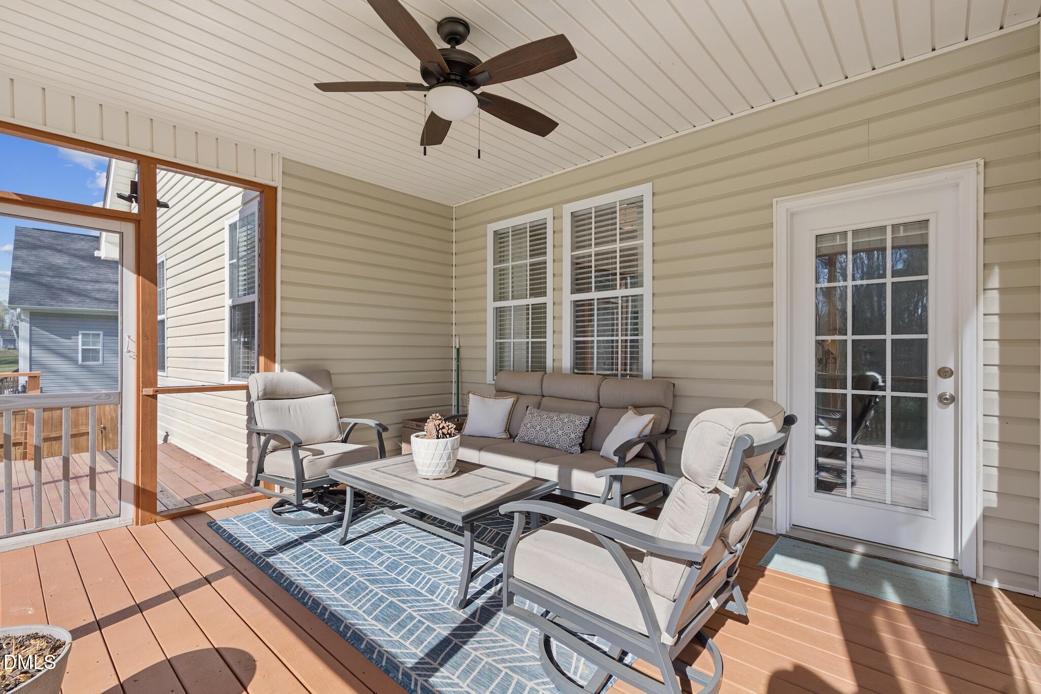 7340 Shady Stroll Lane Willow Spring, NC 27592 - Photo 45 of 67 a outdoor living space with furniture