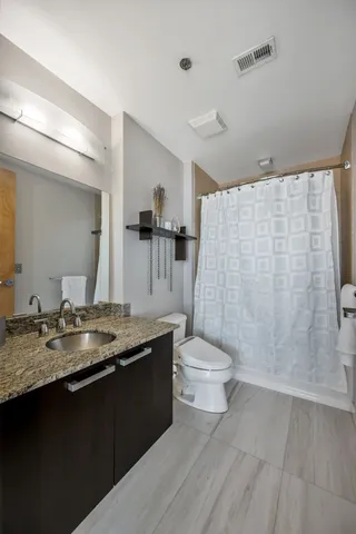 a view of a building with a window