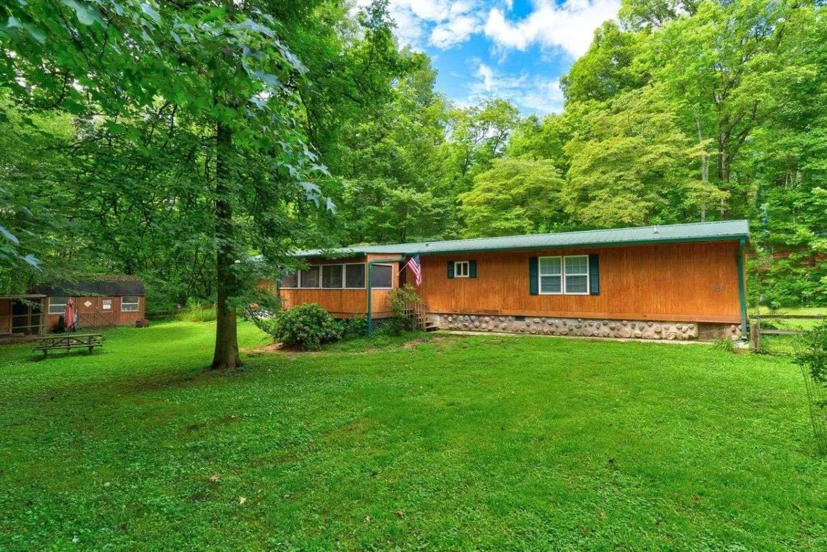 953 Liberty Road Ellijay, GA 30536 - Photo 1 of 1 a view of a backyard with a garden