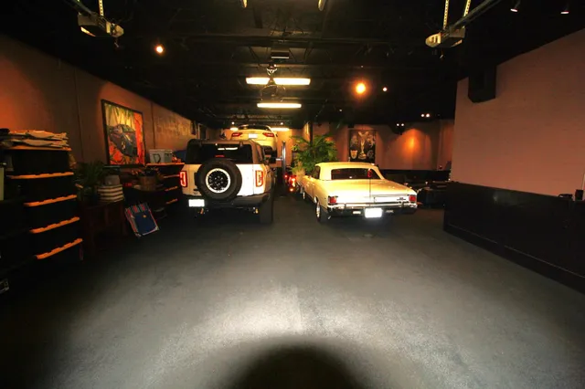 a view of a building with a patio