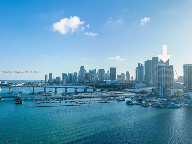 a view of a city and an ocean view