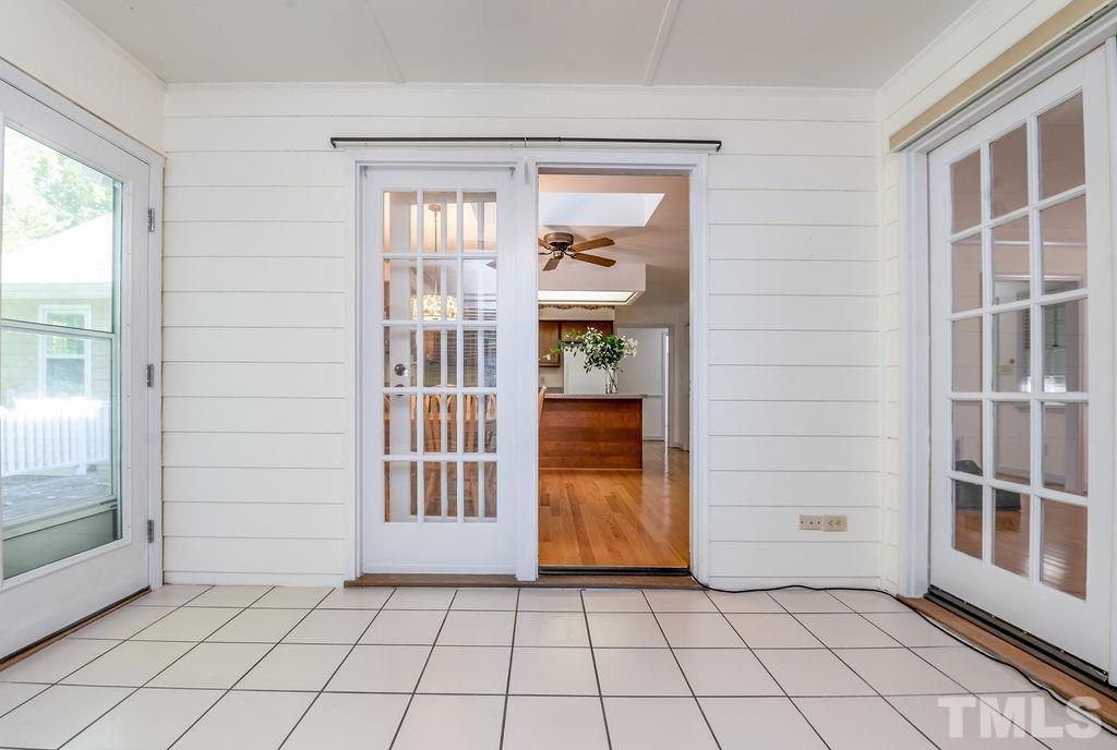 215 Lawrence Road Cary, NC 27511 - Photo 10 of 28 a view of an entryway with a window