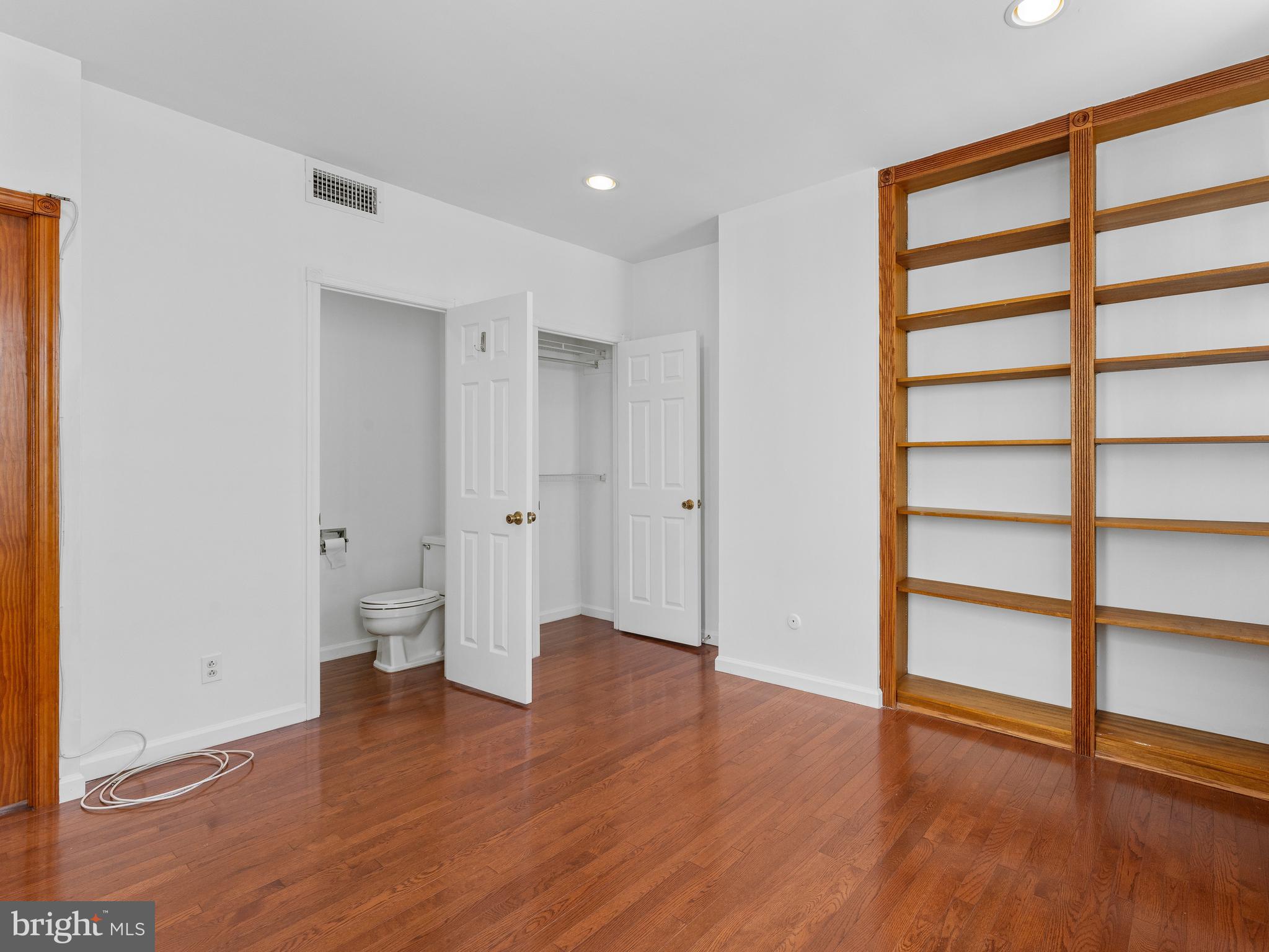 2005 Wallace Street, Unit 2 Philadelphia, PA 19130 - Photo 19 of 31 Rear Bedroom with Built in Shelving