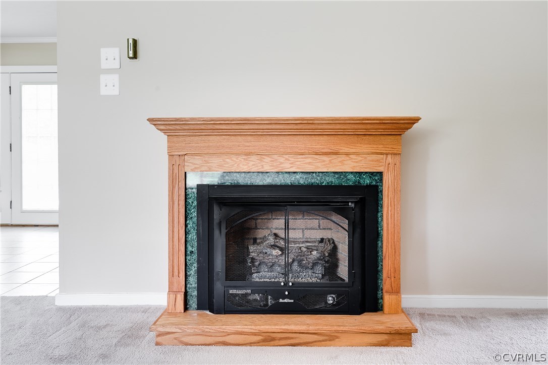 1310 Westridge Road Henrico, VA 23229 - Photo 7 of 42 Electric fireplace in the living room