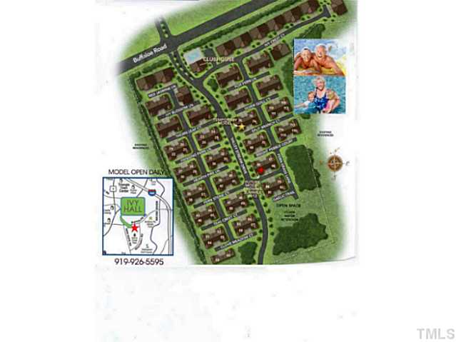 4720 Split Branch Court Raleigh, NC 27604 - Photo 3 of 13 Ivy Hall Community site map!