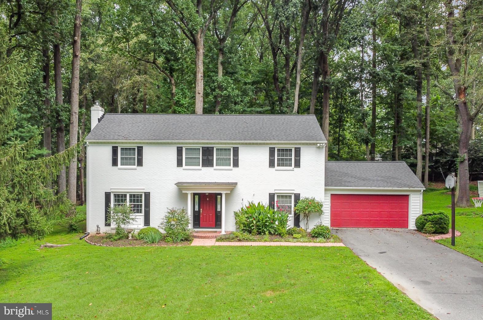 1411 Valley Stream Road Bel Air, MD 21014 - Photo 41 of 49 a aerial view of a house with a yard table and chairs